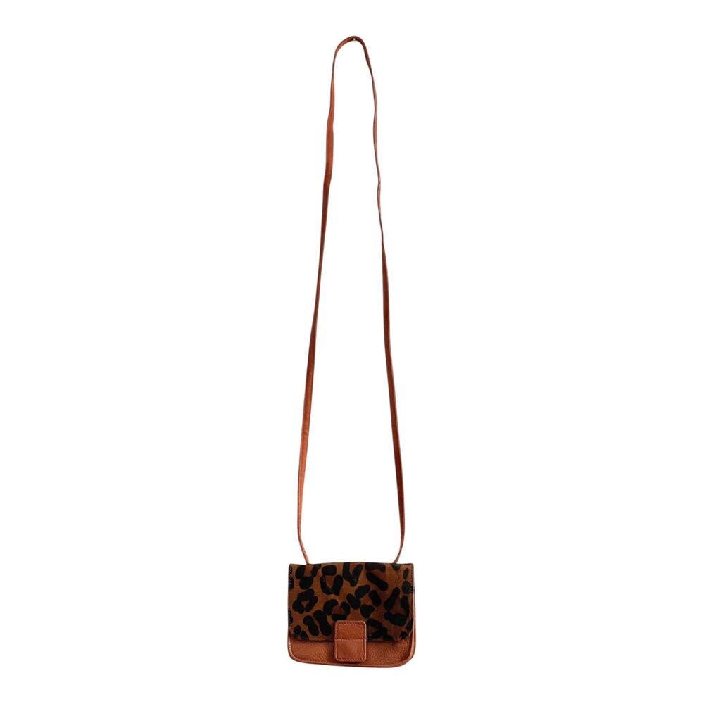 J. Crew Cowhide Leather Mini Crossbody Bag - Picture 2 of 10